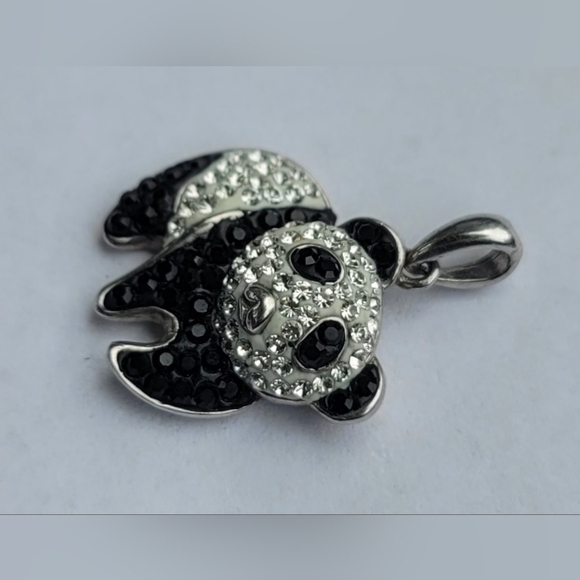 Panda Bear 🐼Sterling Silver Charm Pendant - Picture 4 of 5